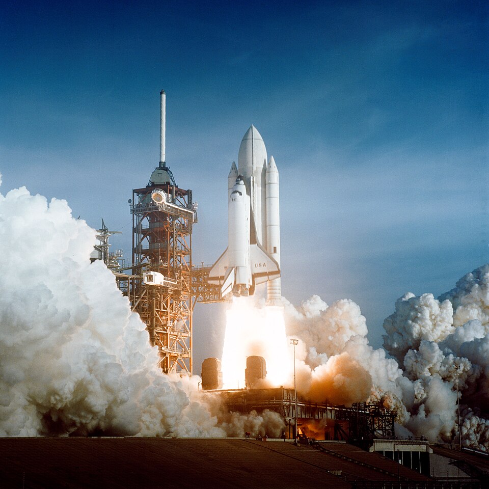 NASA’s Space Shuttle Columbia launching from Kennedy Space Center